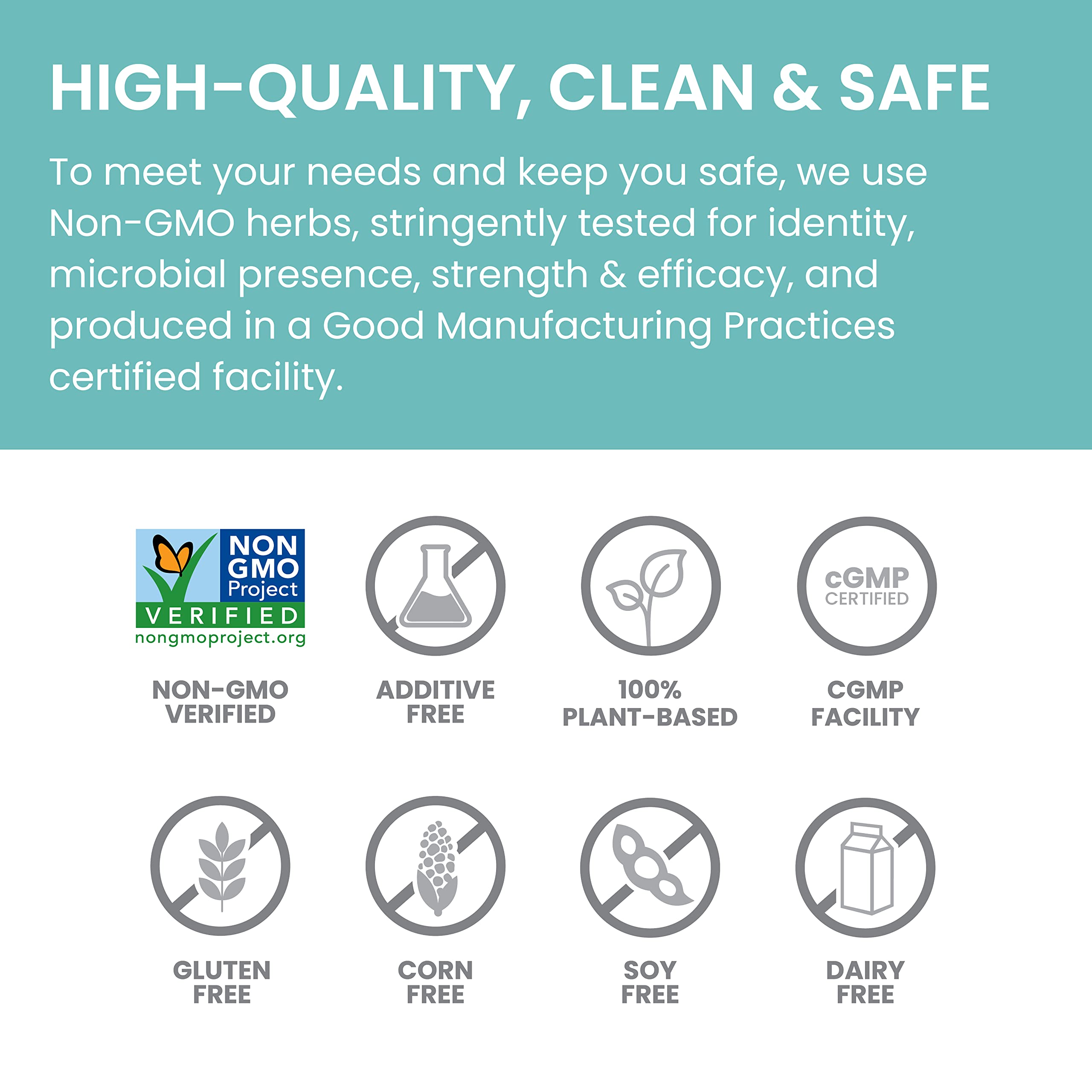 Serving size and dosage information on product label