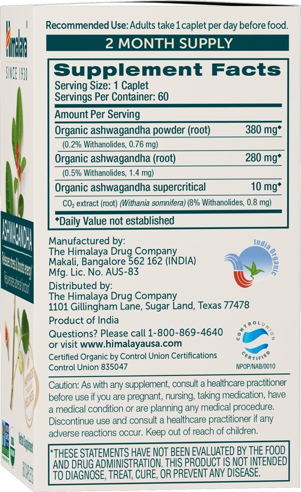 Ashwagandha root capsules – 120-day supply