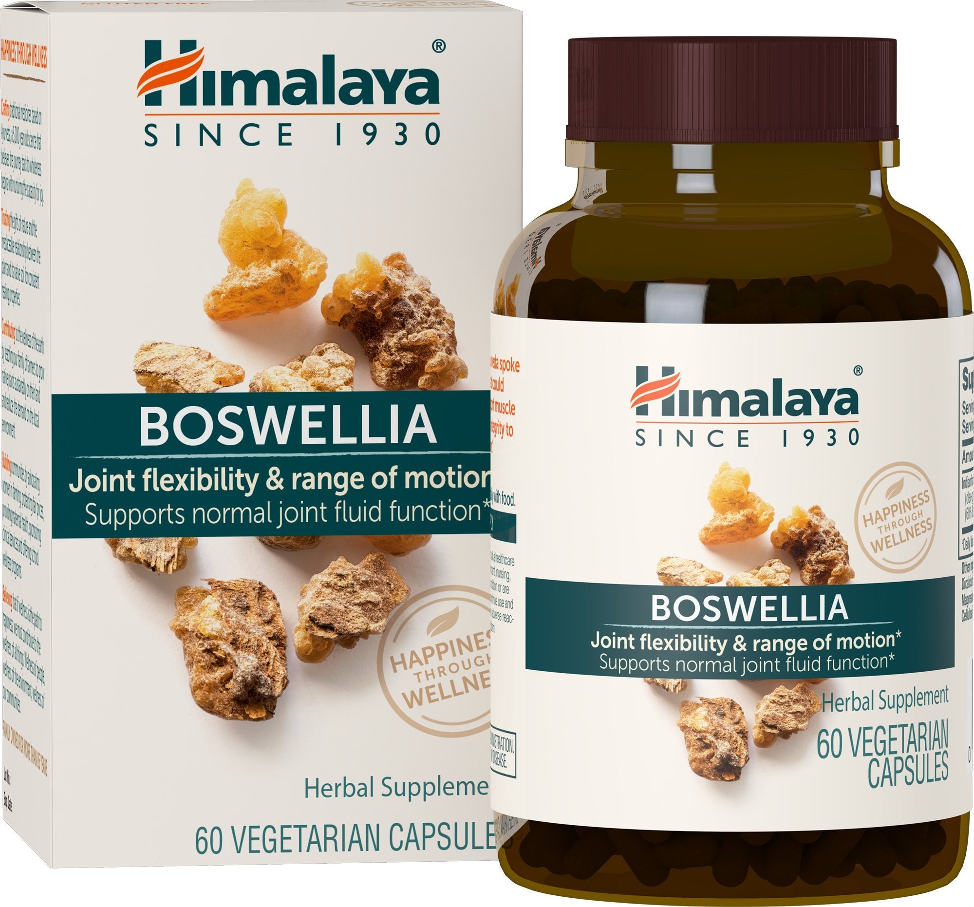 Himalaya Boswellia 250 mg bottle with 60 capsules