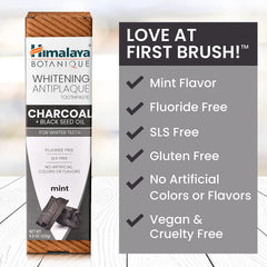 Charcoal from coconut shell used for whitening in the toothpaste
