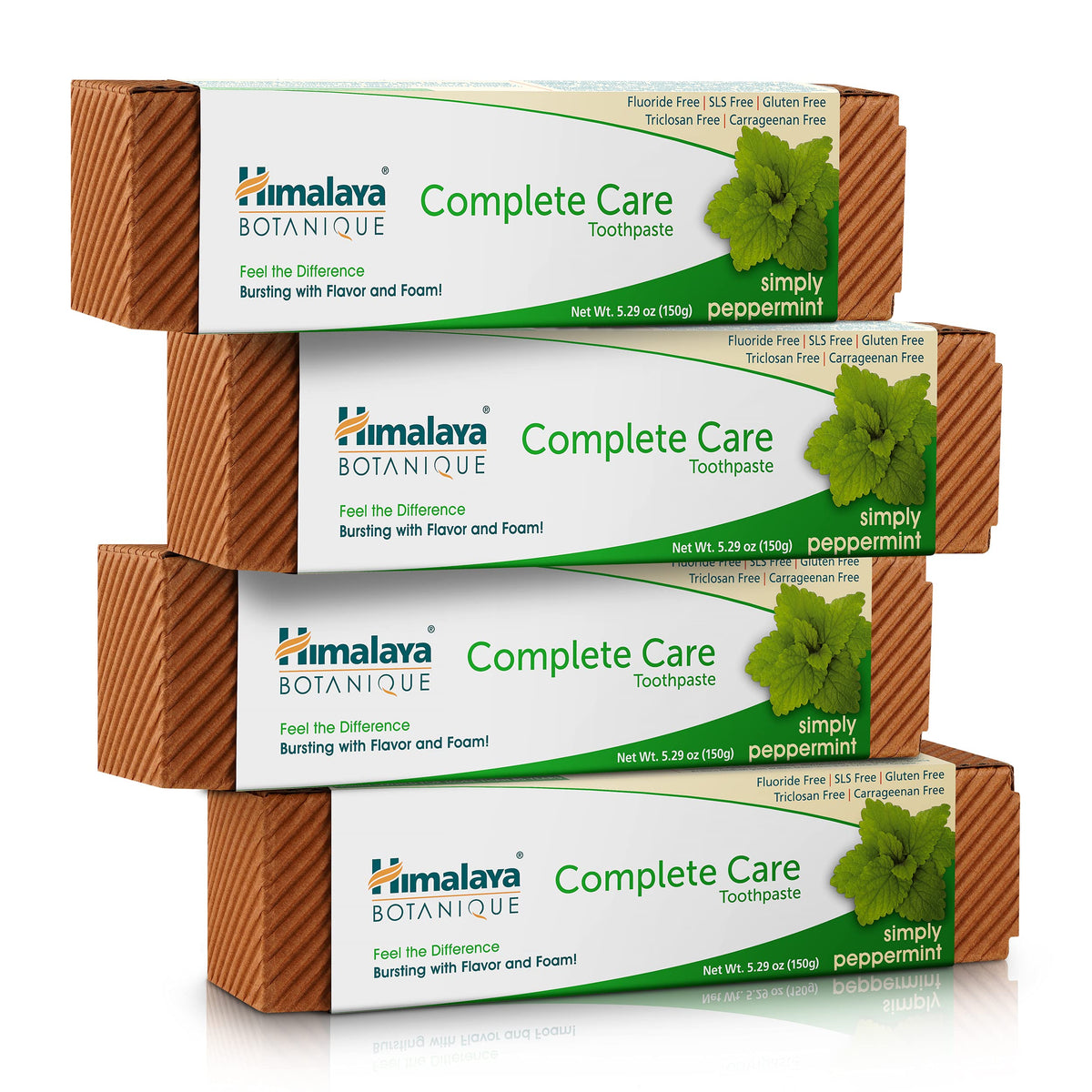 Himalaya Botanique Complete Care Toothpaste 4-pack packaging