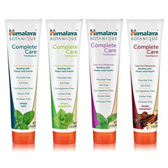 Himalaya Botanique Complete Care Toothpaste 4-pack back view
