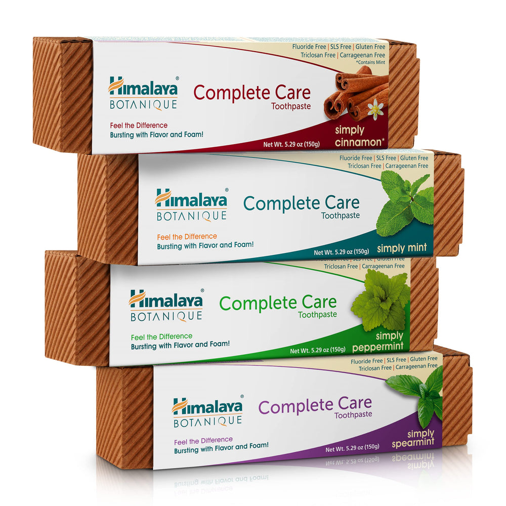 Himalaya Botanique Complete Care Toothpaste 4-pack front view