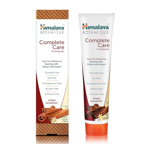 Back view showing packaging and directions for Himalaya Botanique toothpaste 2-pack
