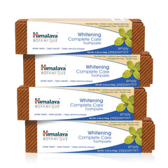 Main image: Himalaya Botanique Complete Care Whitening Toothpaste Peppermint 5.29 oz 4-pack
