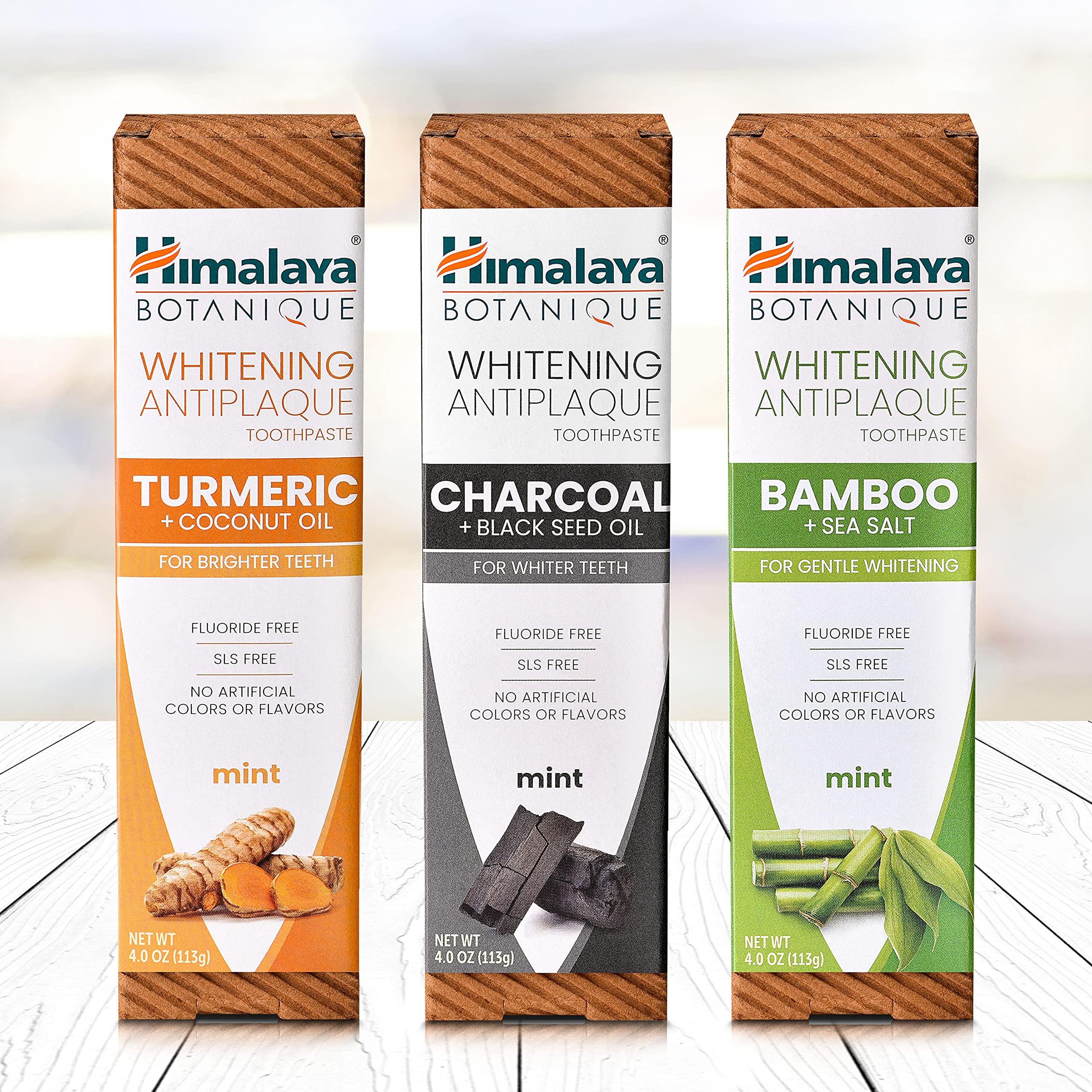 Cruelty-free packaging for Himalaya Botanique toothpaste
