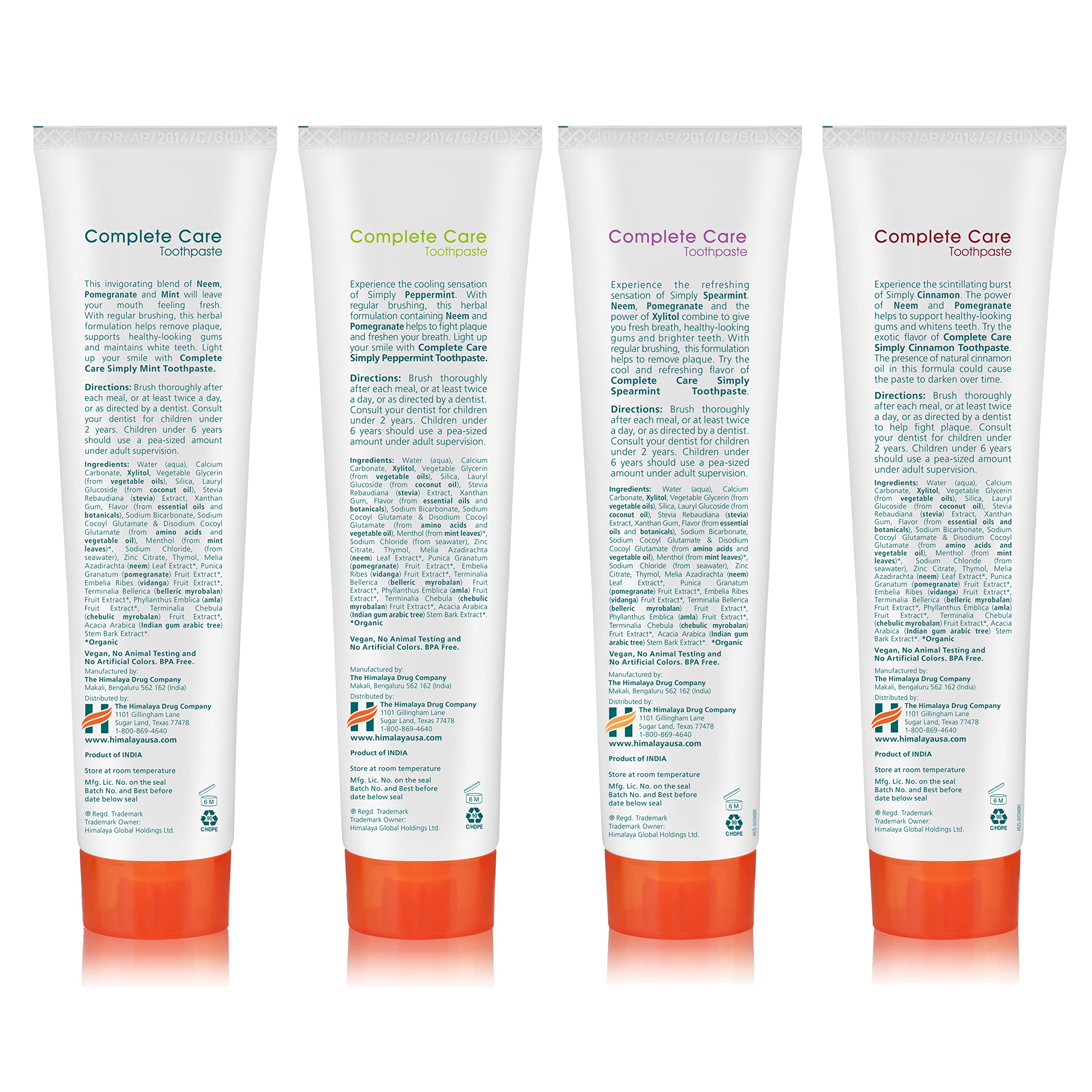 Mint flavor toothpaste close-up