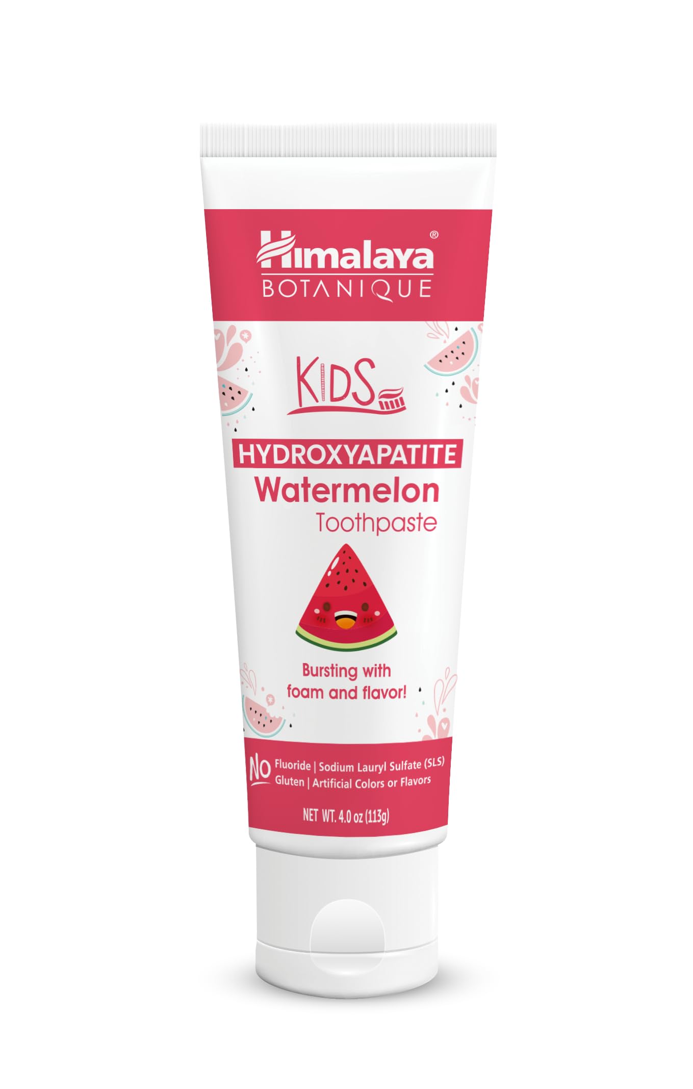 Himalaya Botanique Kids Hydroxyapatite Toothpaste Watermelon flavor bottle and packaging 4 oz