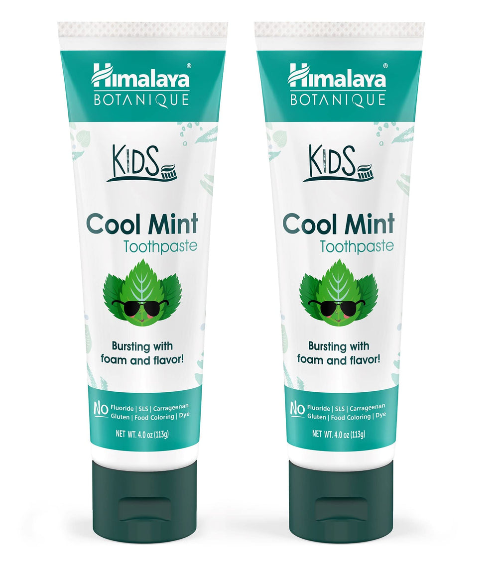 Himalaya Botanique Kids Toothpaste 2-pack Cool Mint flavor 4 oz