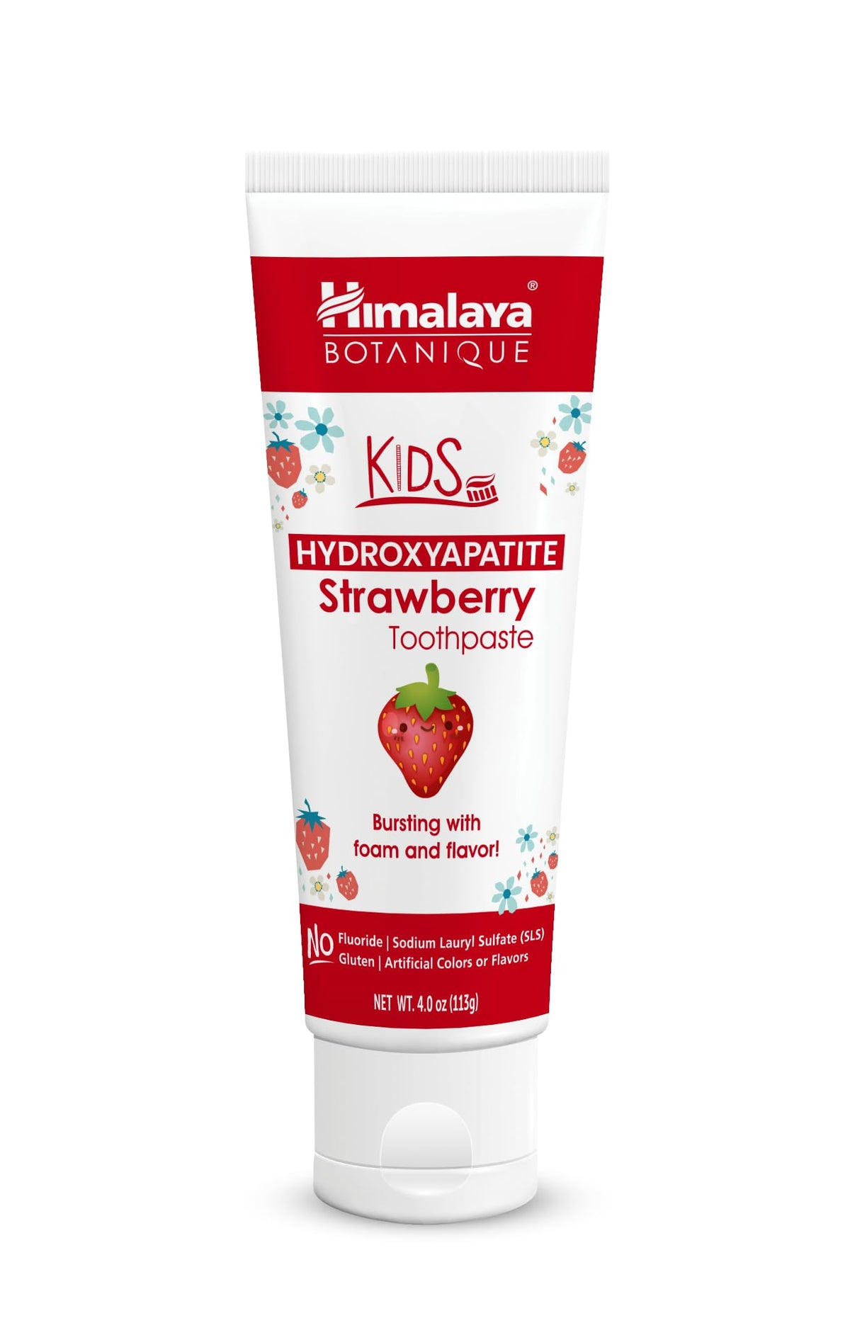 Himalaya Botanique Kids Hydroxyapatite Toothpaste Strawberry flavor tube