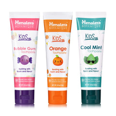 Himalaya Botanique Kids Toothpaste Bubble Gum flavor 4 oz (pack of 3)