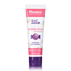 Front view of Himalaya Botanique Kids Toothpaste with Xylitol Bubble Gum 4 oz