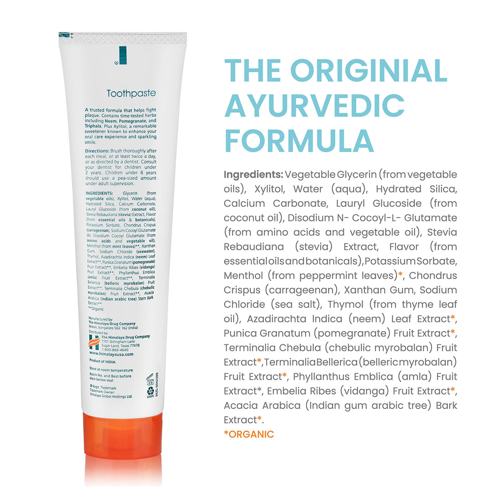 Toothpaste tube with mint flavor