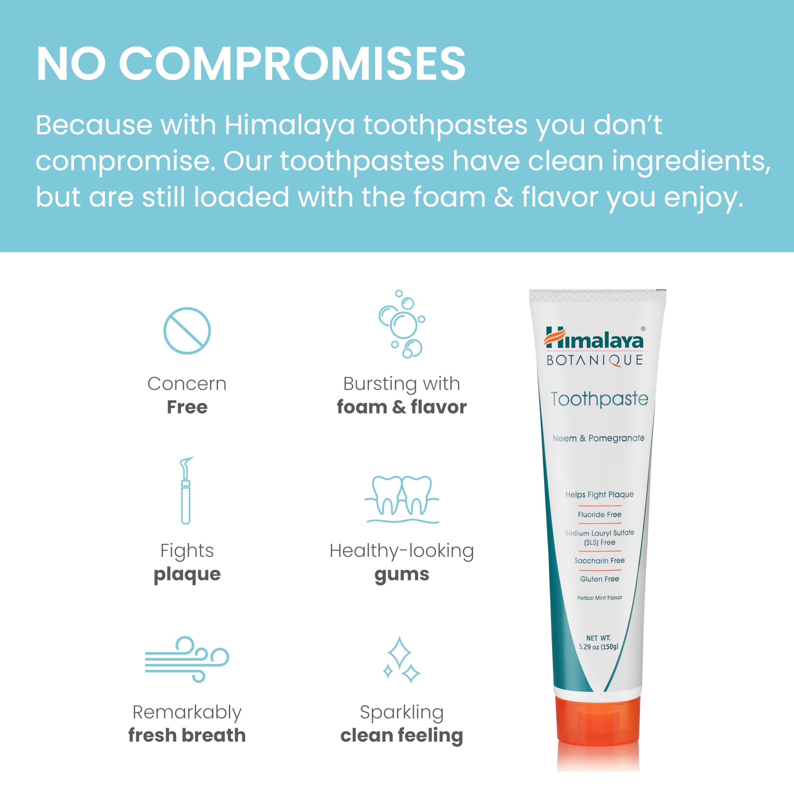 Foaming mint toothpaste texture