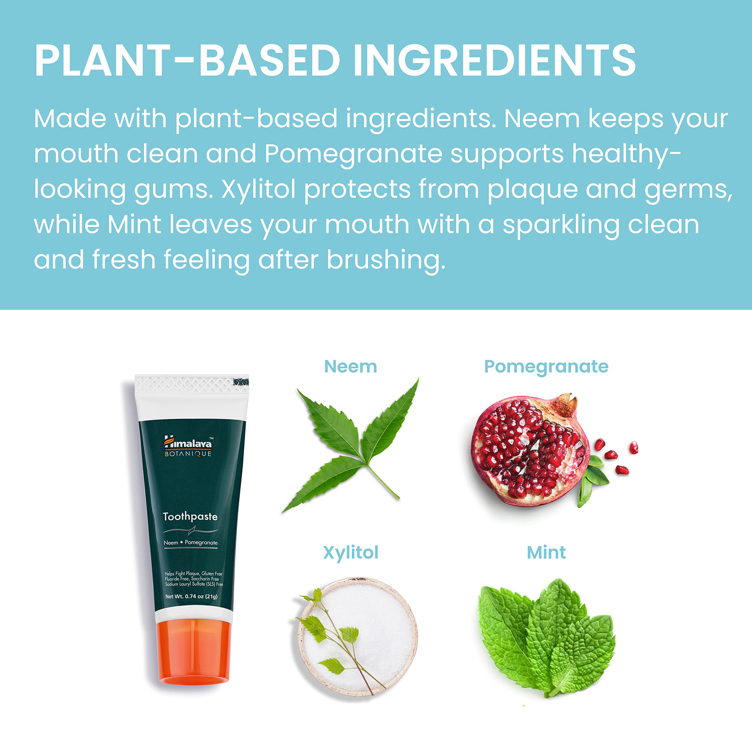 Mint foam texture from Himalaya Botanique toothpaste