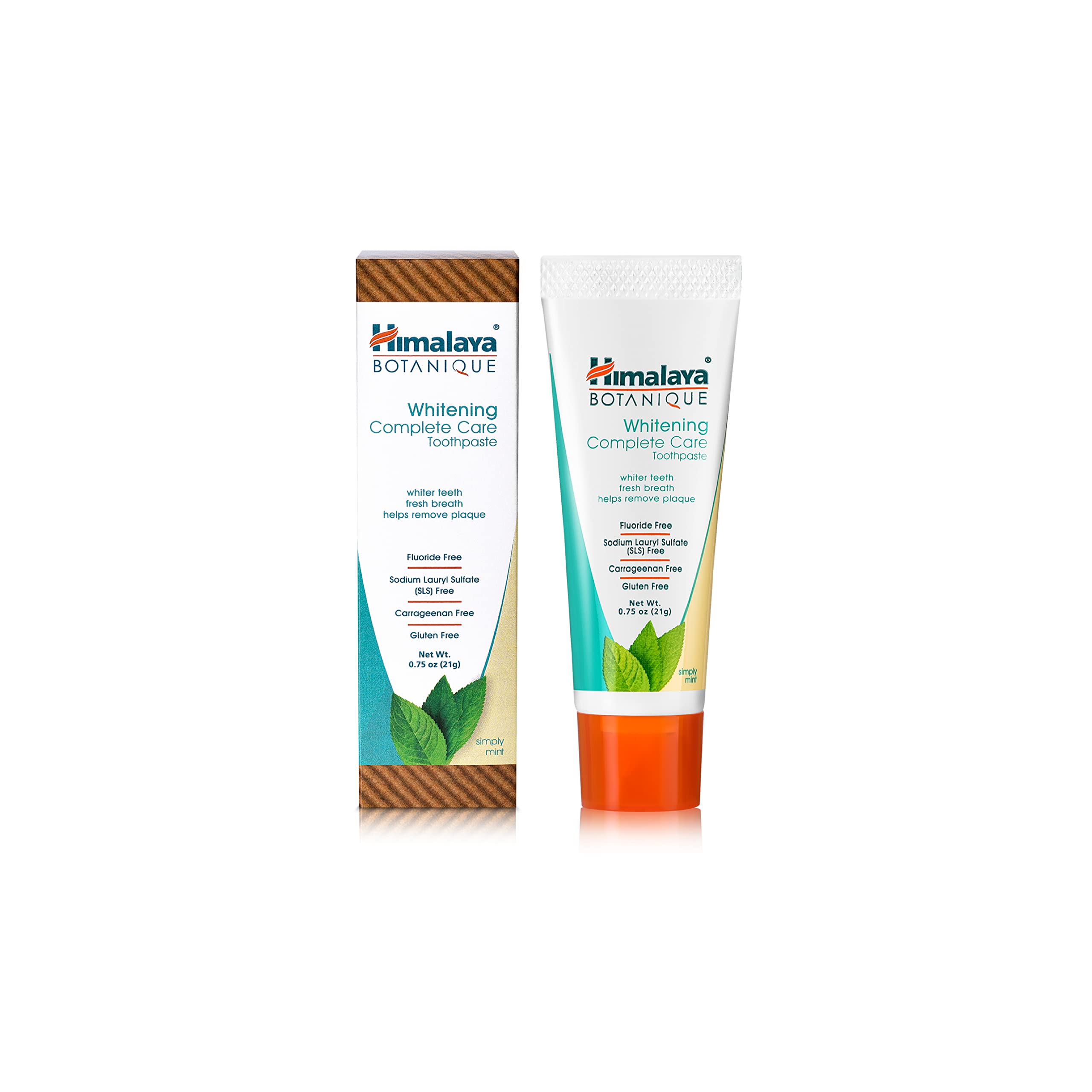 Plant enzymes from papaya and pineapple in Himalaya Botanique toothpaste