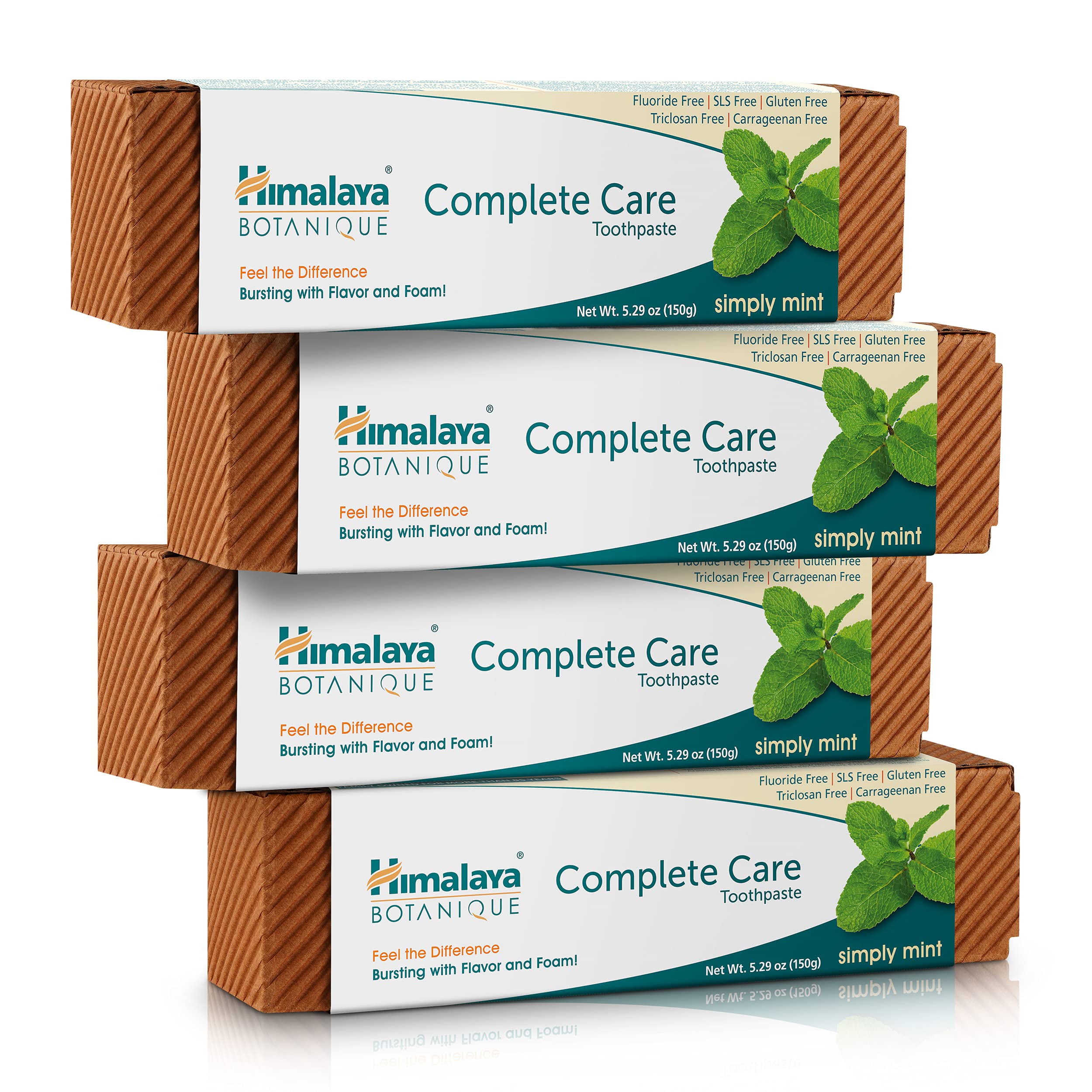 Himalaya Botanique Complete Care Toothpaste 4-pack display