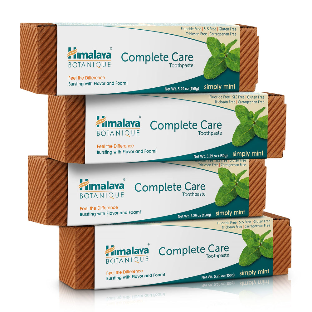 Himalaya Botanique Complete Care Toothpaste 4-pack display