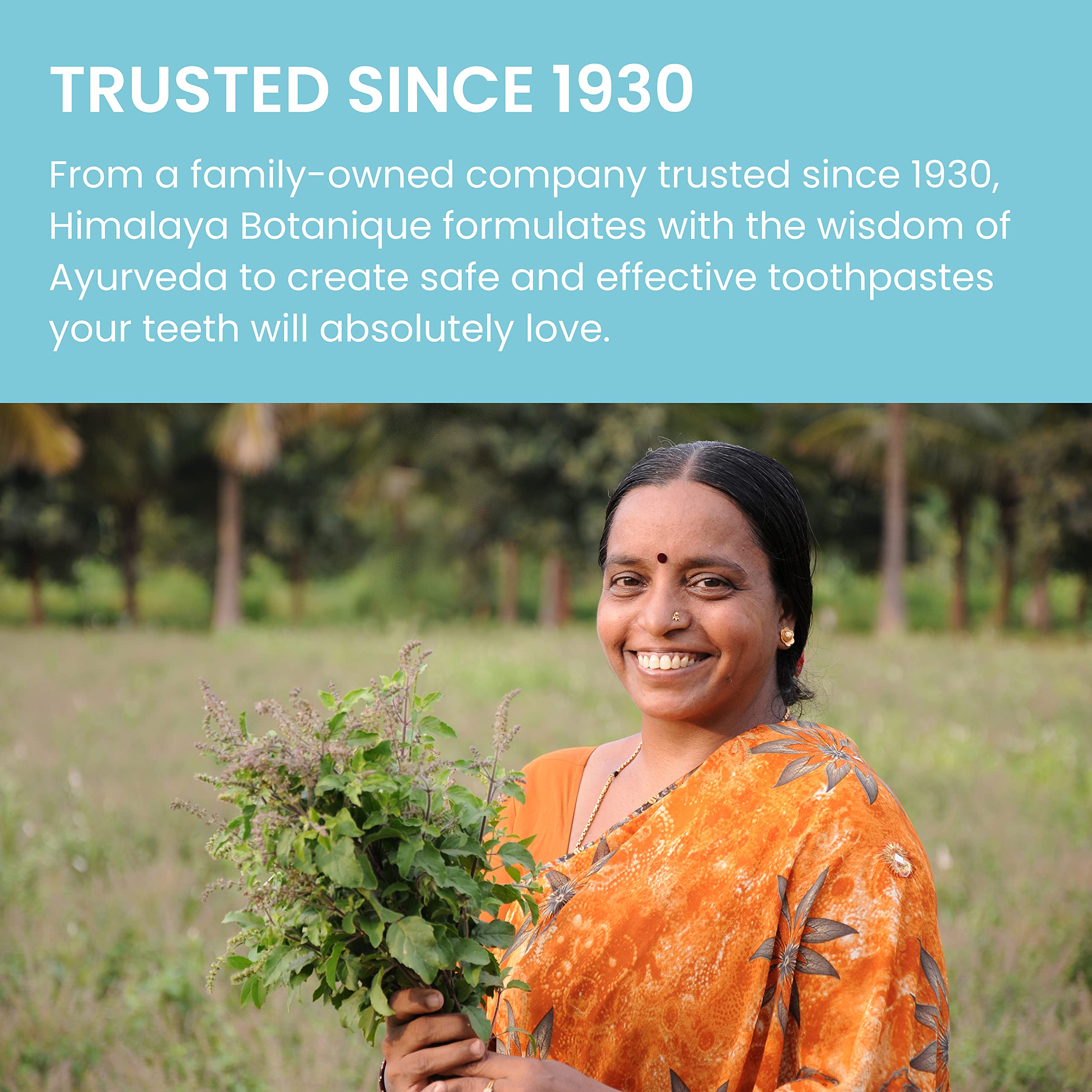 Cruelty-free symbol on Himalaya Botanique packaging