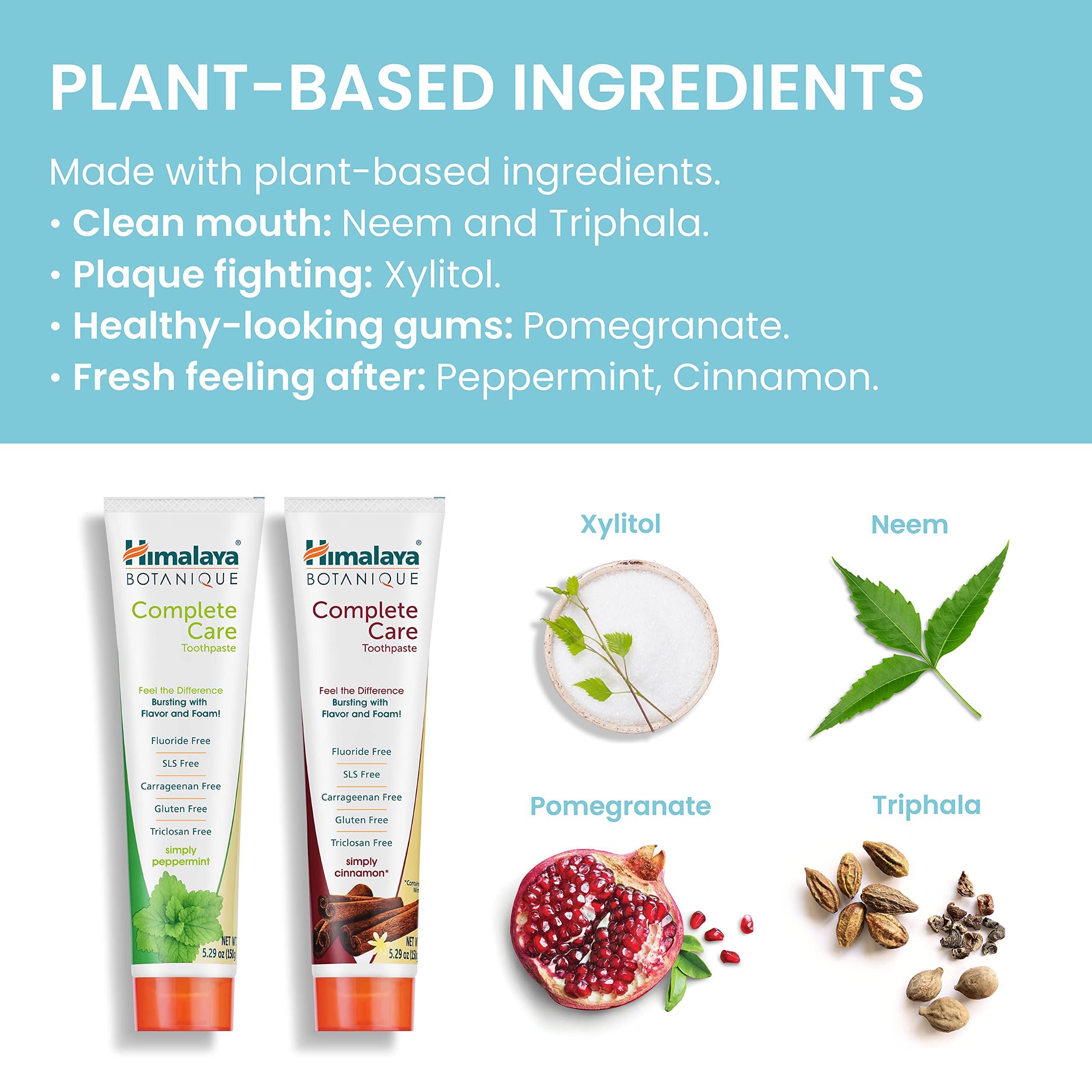 Cruelty-free and vegan logos on toothpaste product label