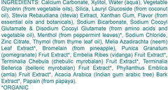 Illustration of Neem, Papaya, Pineapple and Pomegranate as whitening ingredients