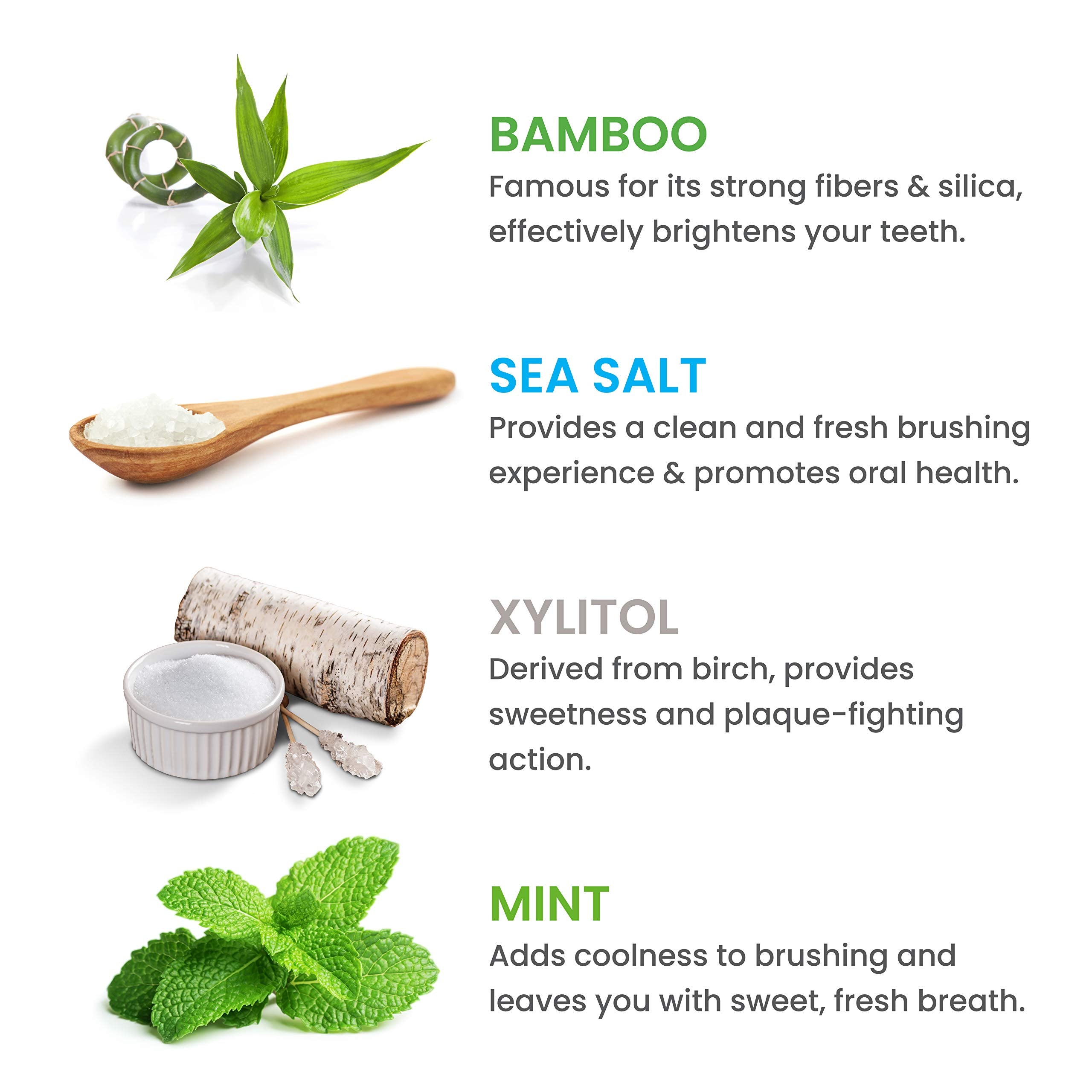 Mint-fresh cooling flavor of Himalaya Botanique toothpaste