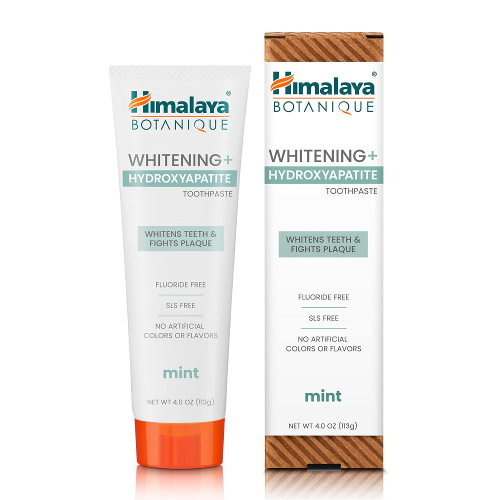 Rear/pack details of Himalaya Botanique Mint toothpaste (Pack of 2)