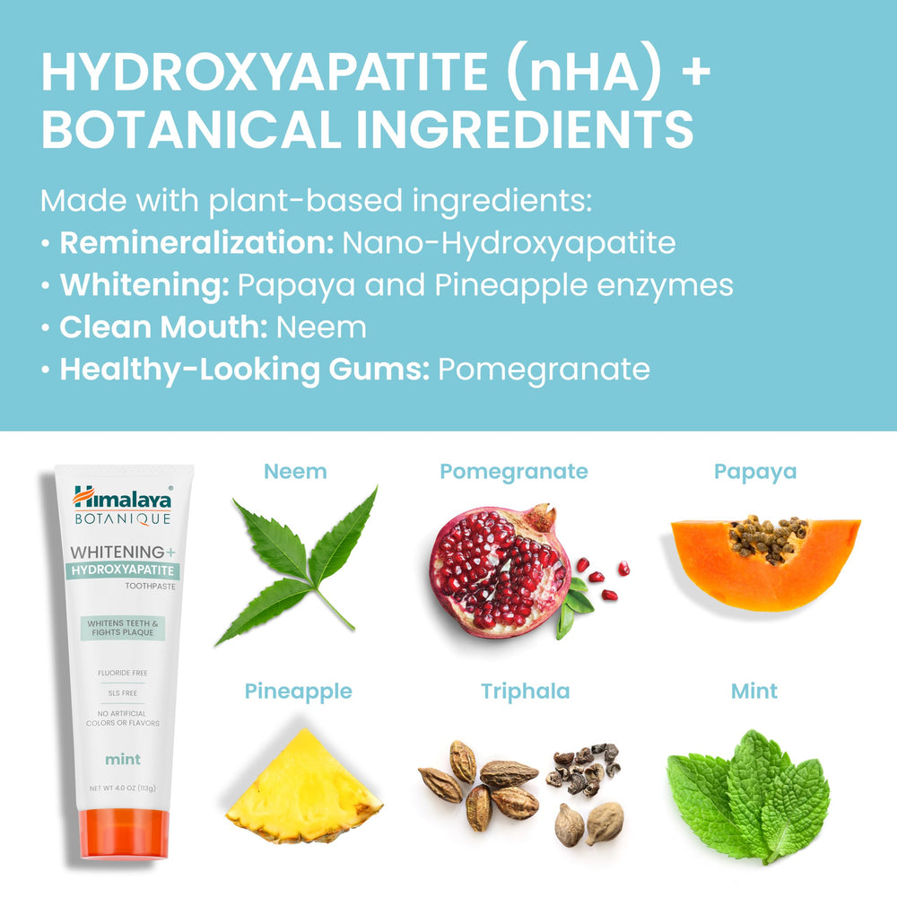Label highlighting fluoride-free and SLS-free formula