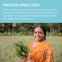 Vegan and gluten-free Himalaya Botanique packaging