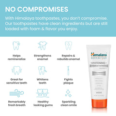 Close-up of toothpaste texture emphasizing gentle formula