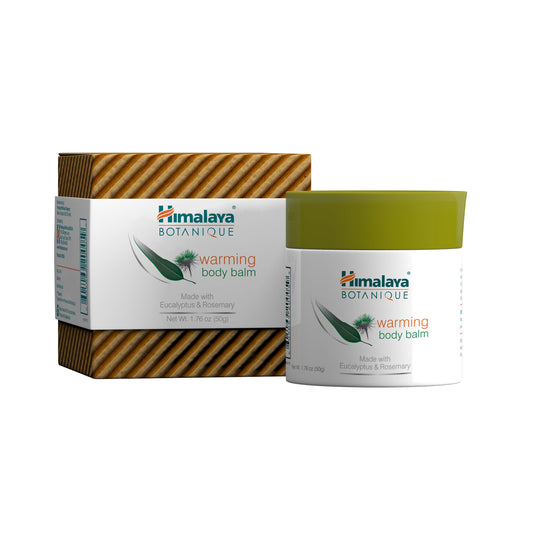 Product packshot of Himalaya Botanique Warming Body Balm 2-pack