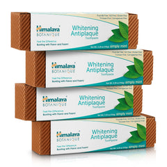 Front view of Himalaya Botanique Whitening 4-pack