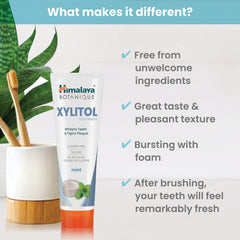 Xylitol and botanical ingredients for whitening and fresh breath