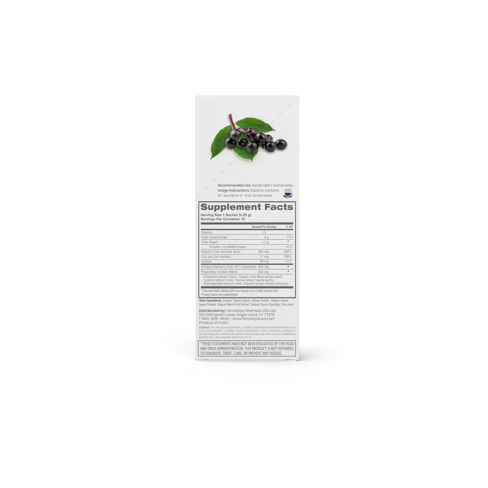 Individual Himalaya Elderberry Mix drink mix packets