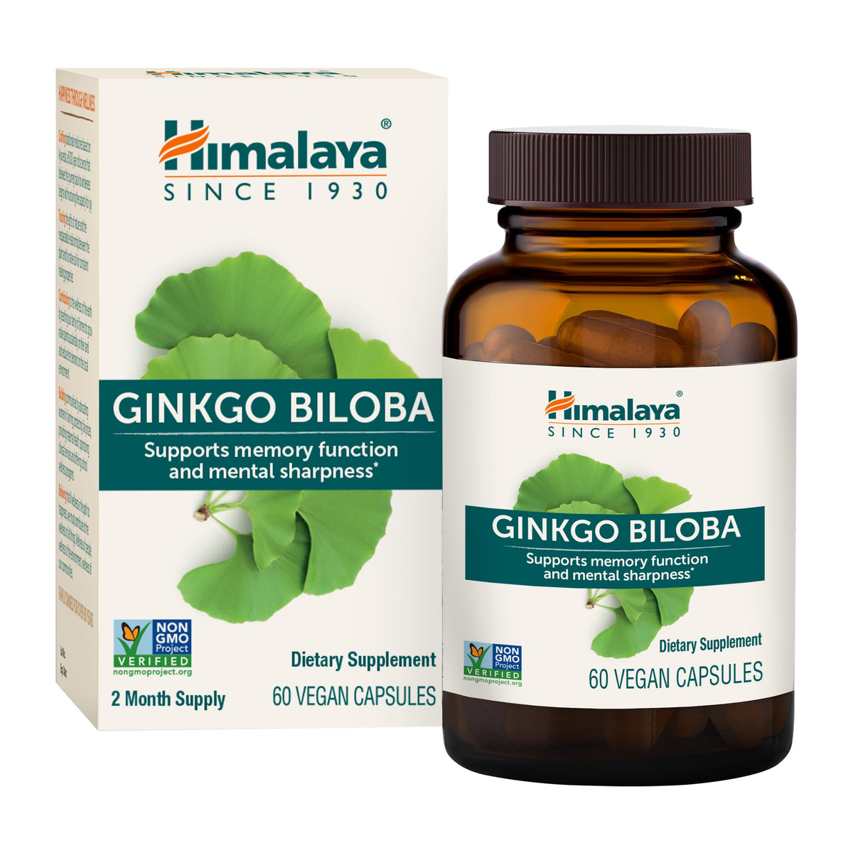 Himalaya Ginkgo Biloba 120 mg bottle label