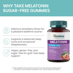 Gummy showing 3 mg melatonin per serving