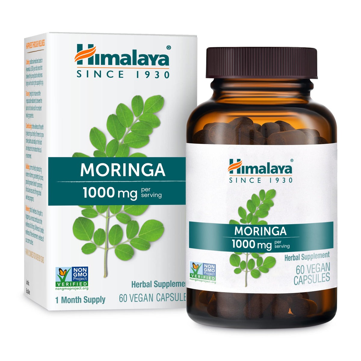 Himalaya Moringa bottle with 60 capsules