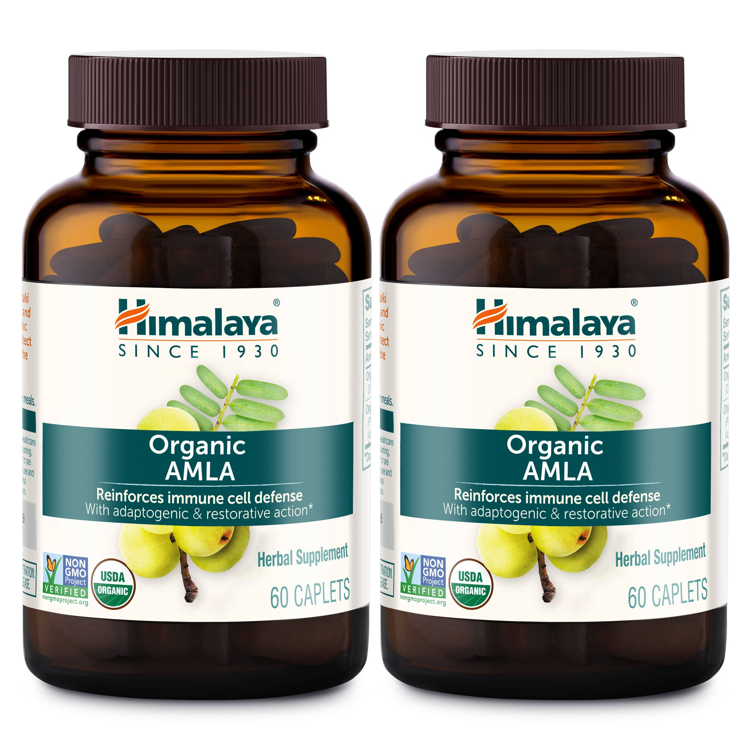 Himalaya Organic Amla/Amalaki bottle with 60 caplets