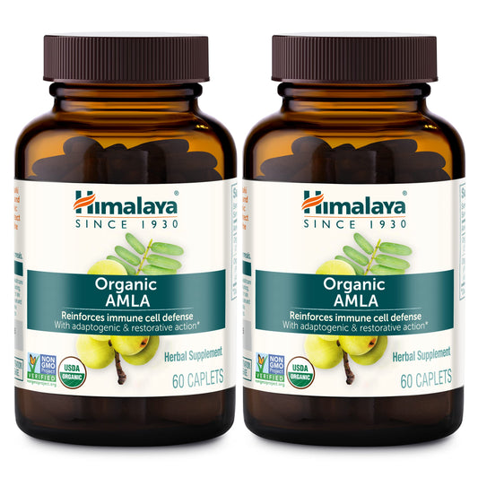 Himalaya Organic Amla/Amalaki bottle with 60 caplets