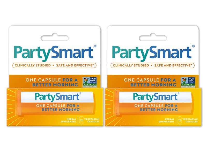 Himalaya PartySmart capsules in pocket-sized tube for a night out