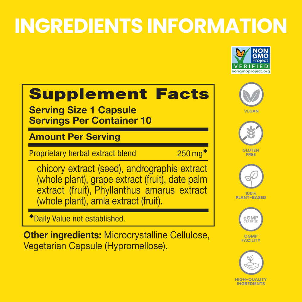 Himalaya PartySmart capsule close-up showing plant-based, easy-to-swallow design.