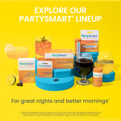 Himalaya PartySmart ingredients list features herbal components for post-party support
