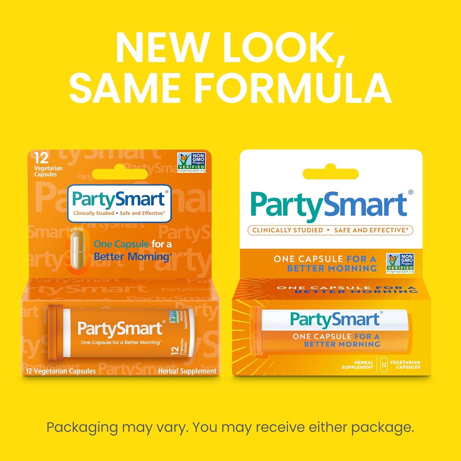 PartySmart pack on nightstand suggests ready-to-take solution before social events