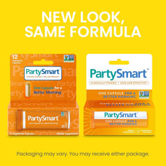 PartySmart pack on nightstand suggests ready-to-take solution before social events