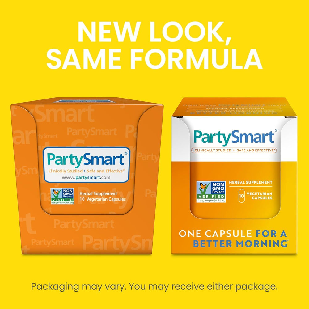 Party favors concept with PartySmart capsules
