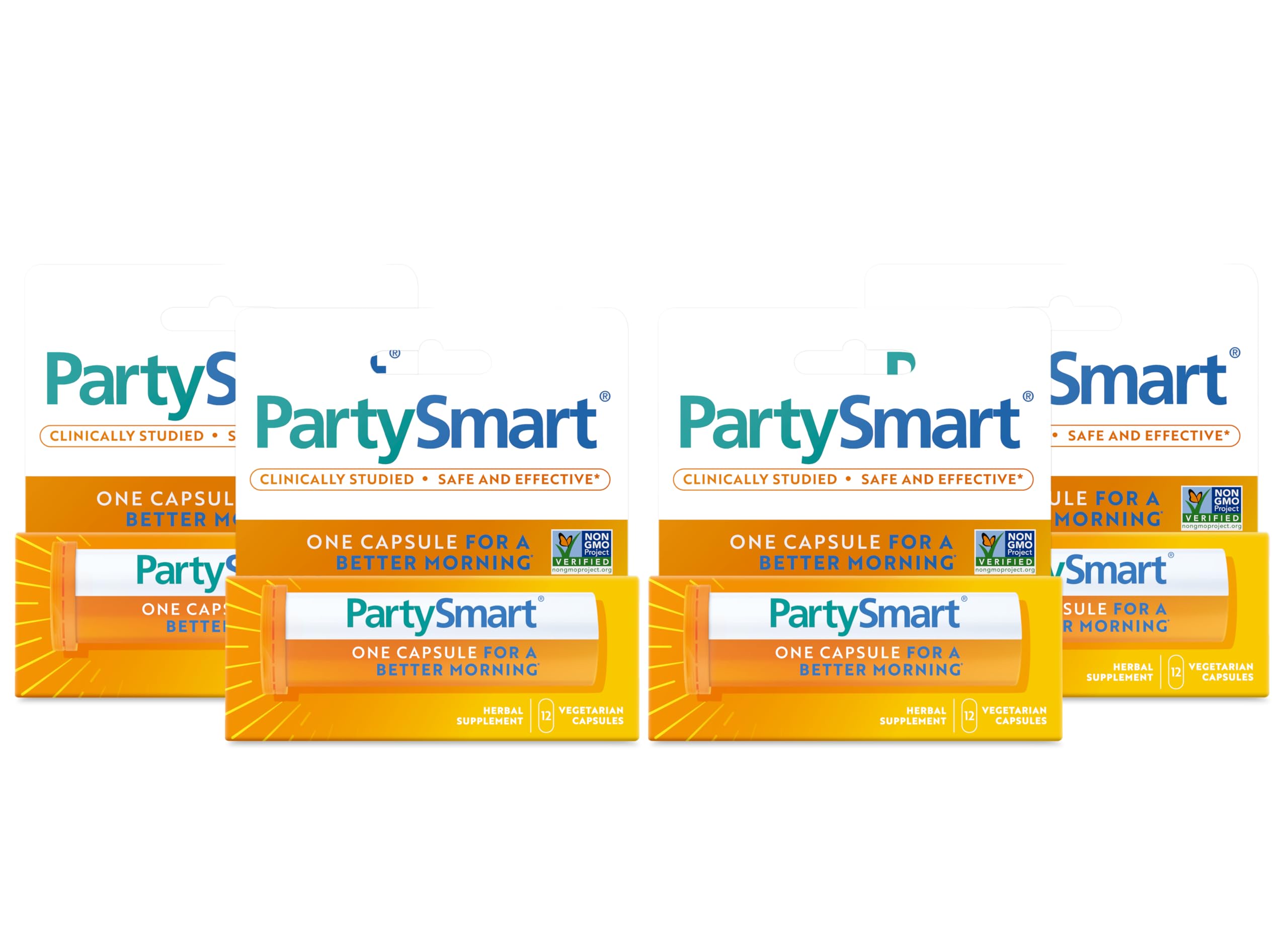 Himalaya PartySmart tube front view, compact and portable for nights out.