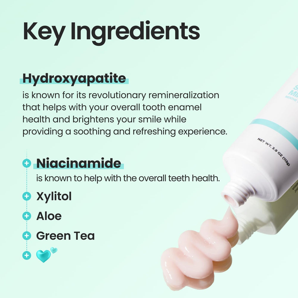 Product packaging showing 3.9 oz size and fluoride-free label