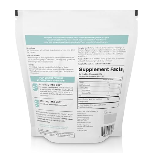 Side view of the product packaging