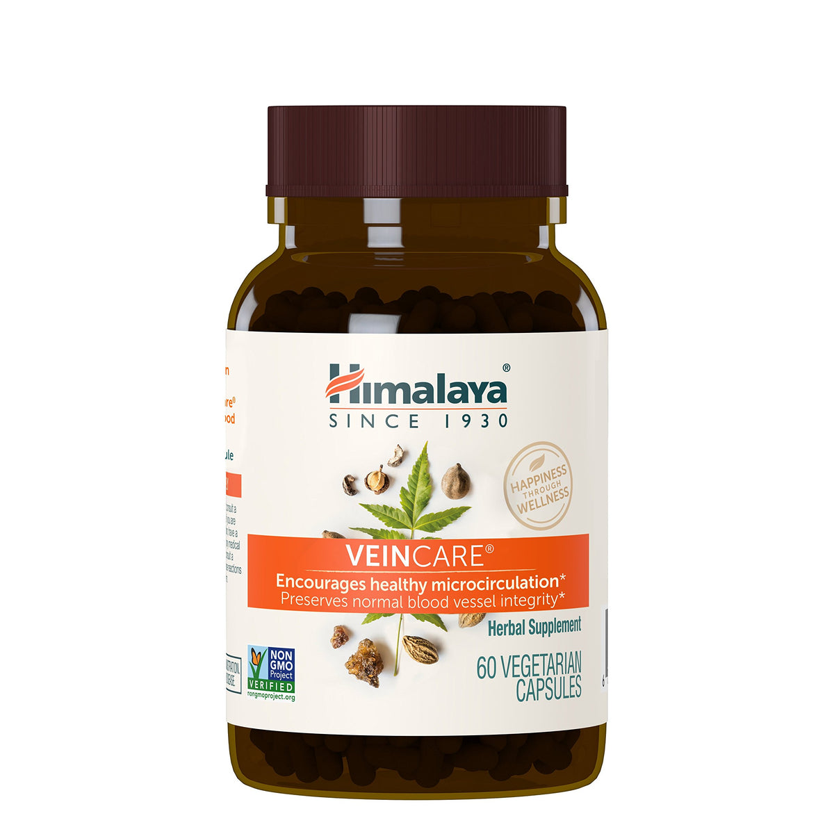 Himalaya VeinCare bottle with 60 capsules