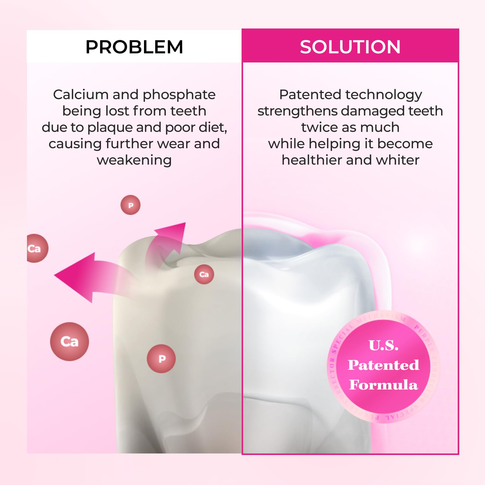 Another close-up of Himalaya PINKSALT toothpaste tube design